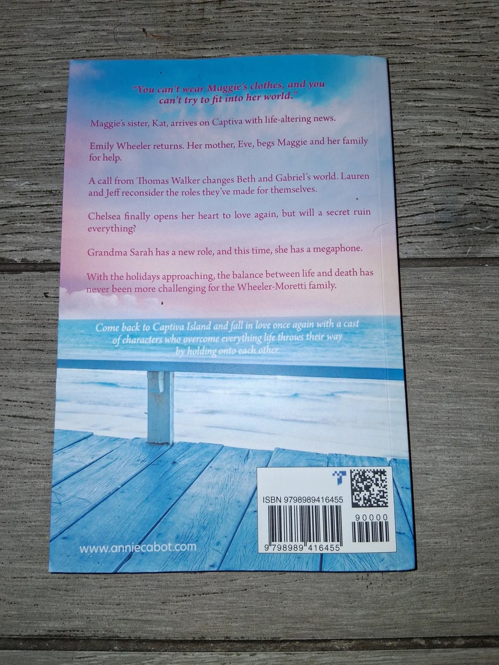Captiva Cottage Paperback - Pink & Blue Coastal Cover